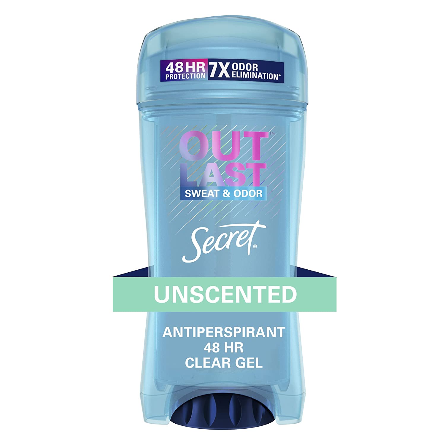 Secret Antiperspirant Deodorant for Women, Unscented, Clear Gel, Outlast Xtend, 2.6 Oz (Pack of 6) (Packaging May Vary) - Image 9